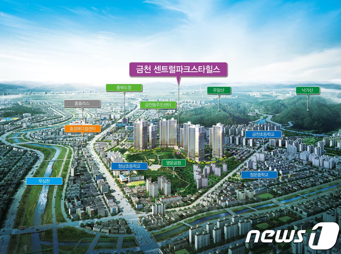 금천센트럴파크스타힐스 — 충북 청주시