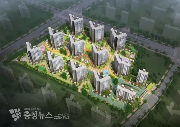 충남내포신도시 이지더원 3차 단지 사진