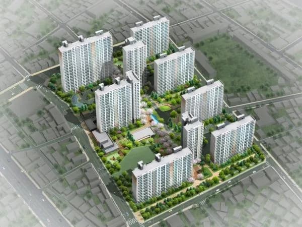 익산평화 주거환경개선사업지구 공공분양주택 단지 사진