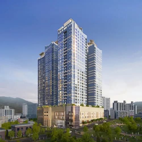 우방아이유쉘 중부센트럴 단지 사진