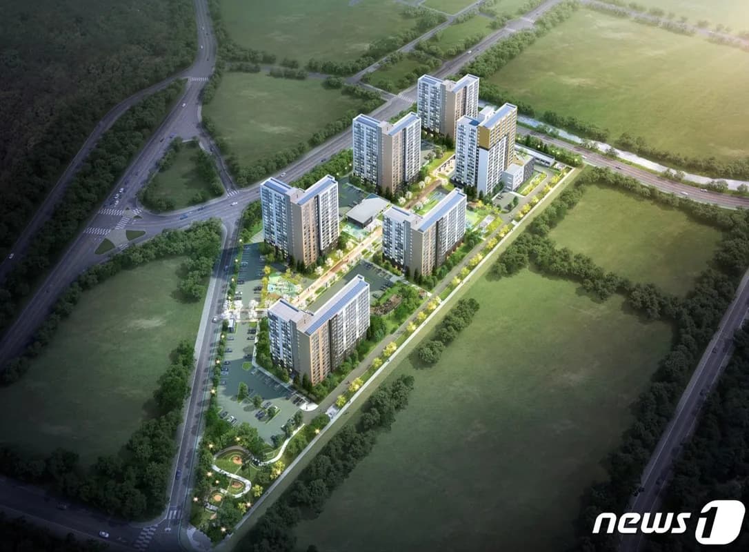 보령명천2 50년공공임대 단지 사진