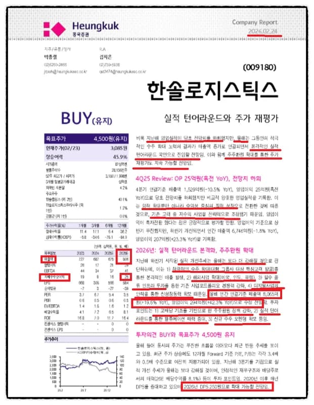 한솔로지스틱스 현금·현물배당 결정 | 주주가치 환원 전략 분석 (2026)