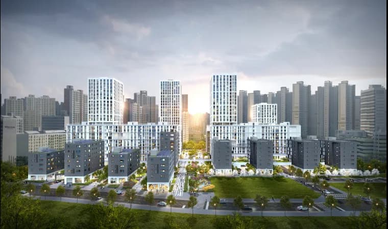 e편한세상 강일 어반브릿지 593세대 청약 분석 | 고덕강일 공공주택지구 분양가상한제 적용