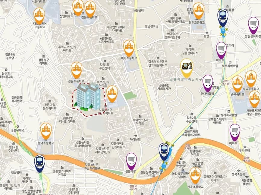 성북구 아파트 `길음뉴타운8단지래미안`, 최근 전용 59㎡ 전세 거래돼