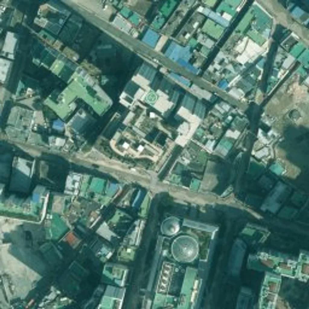 온천장 하늘채 엘리시움 위성 사진