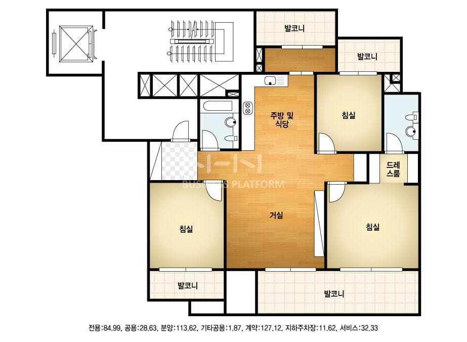 충청북도 단양군 단양읍 단양신성미소지움 아파트 113㎡ 30평형대