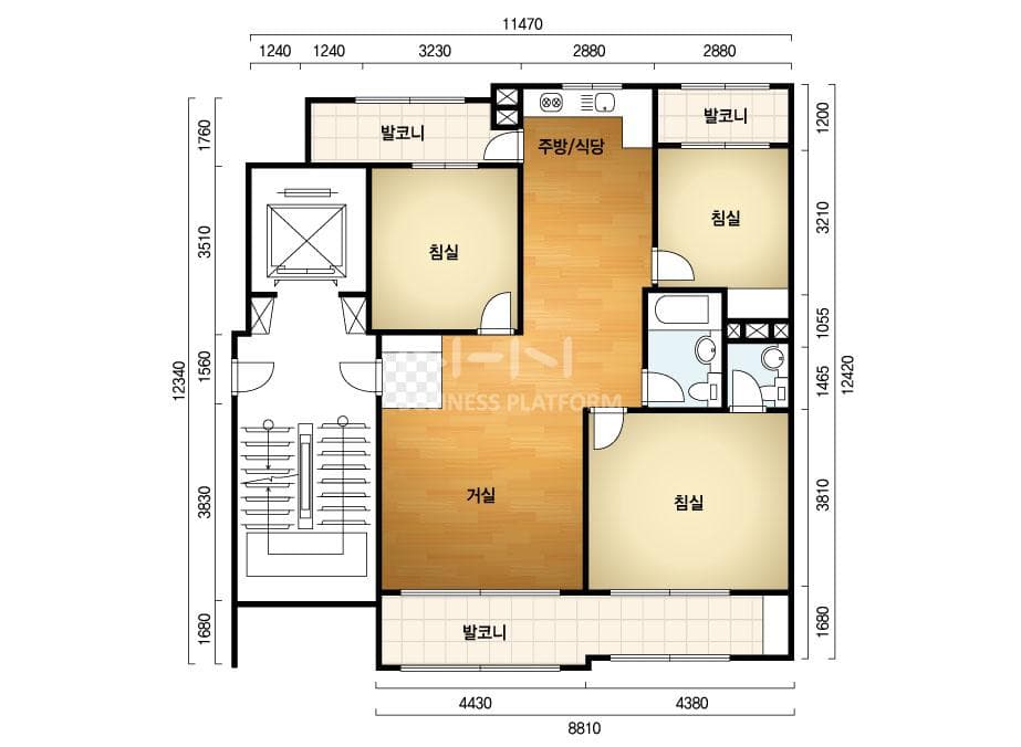 경상남도 거제시 장평동 거제수창프라임시티 아파트 97㎡ 20평형대