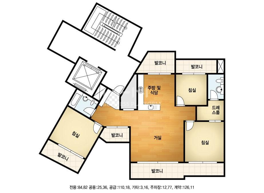 충청남도 보령시 동대동 휴먼시아주공3단지 아파트 111B㎡ 30평형대