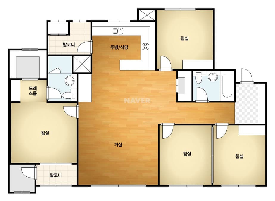 충청북도 진천군 덕산읍 모아엘가더테라스 아파트 109A㎡ 30평형대