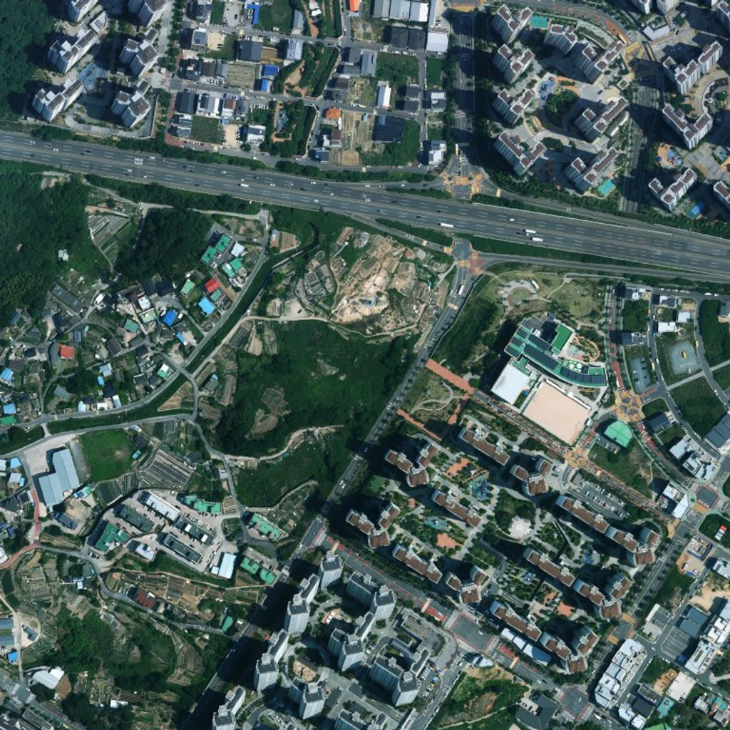 울산 더파크 비스타동원 현재 위성사진