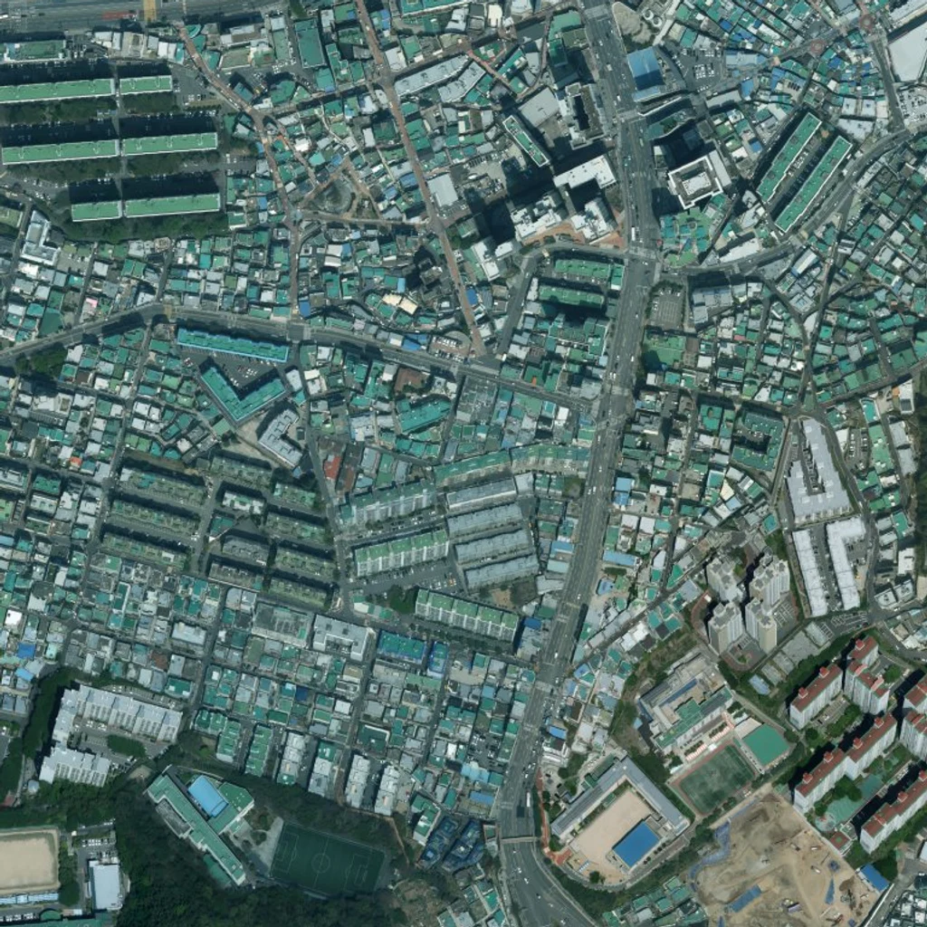 부산 사하구 괴정6 재개발 현재 위성사진