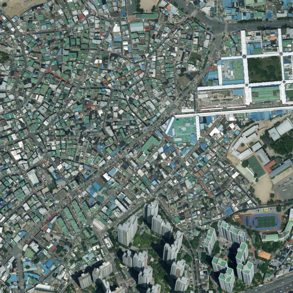 대구 서문지구 재개발 현재 위성사진