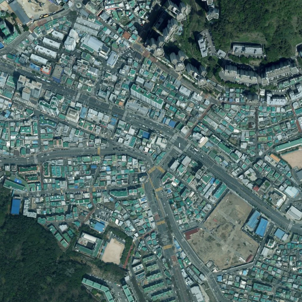 부산 사하구 당리4 재개발 현재 위성사진