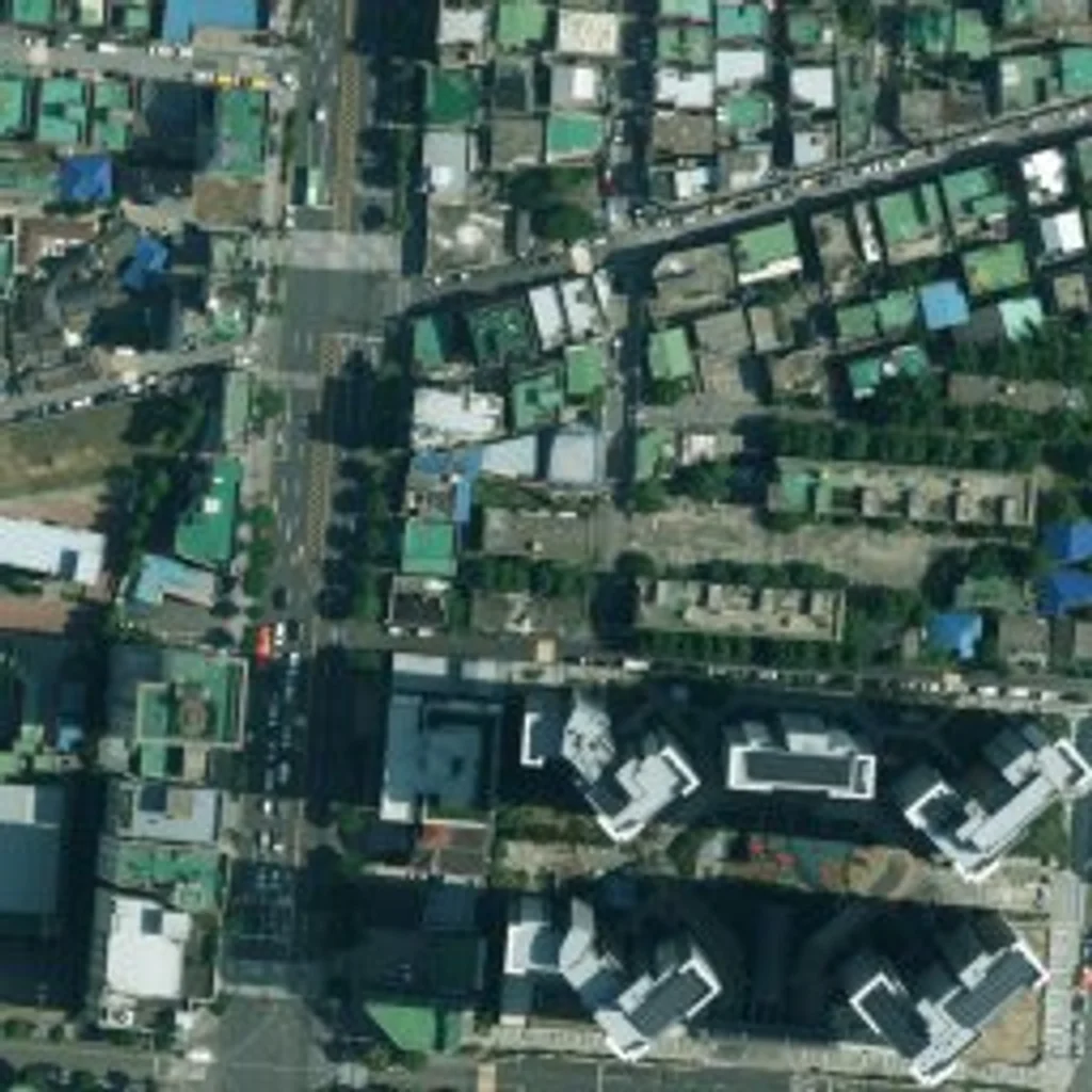 인천 부평 우미린 현재 위성사진