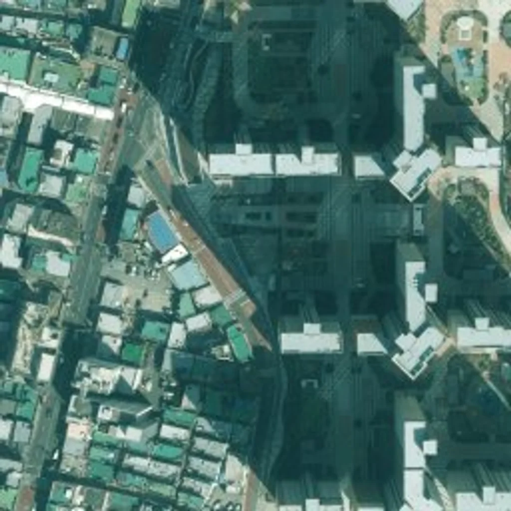 위성사진 © VWorld 사상 중흥S클래스 그랜드 센트럴 현재 위성사진