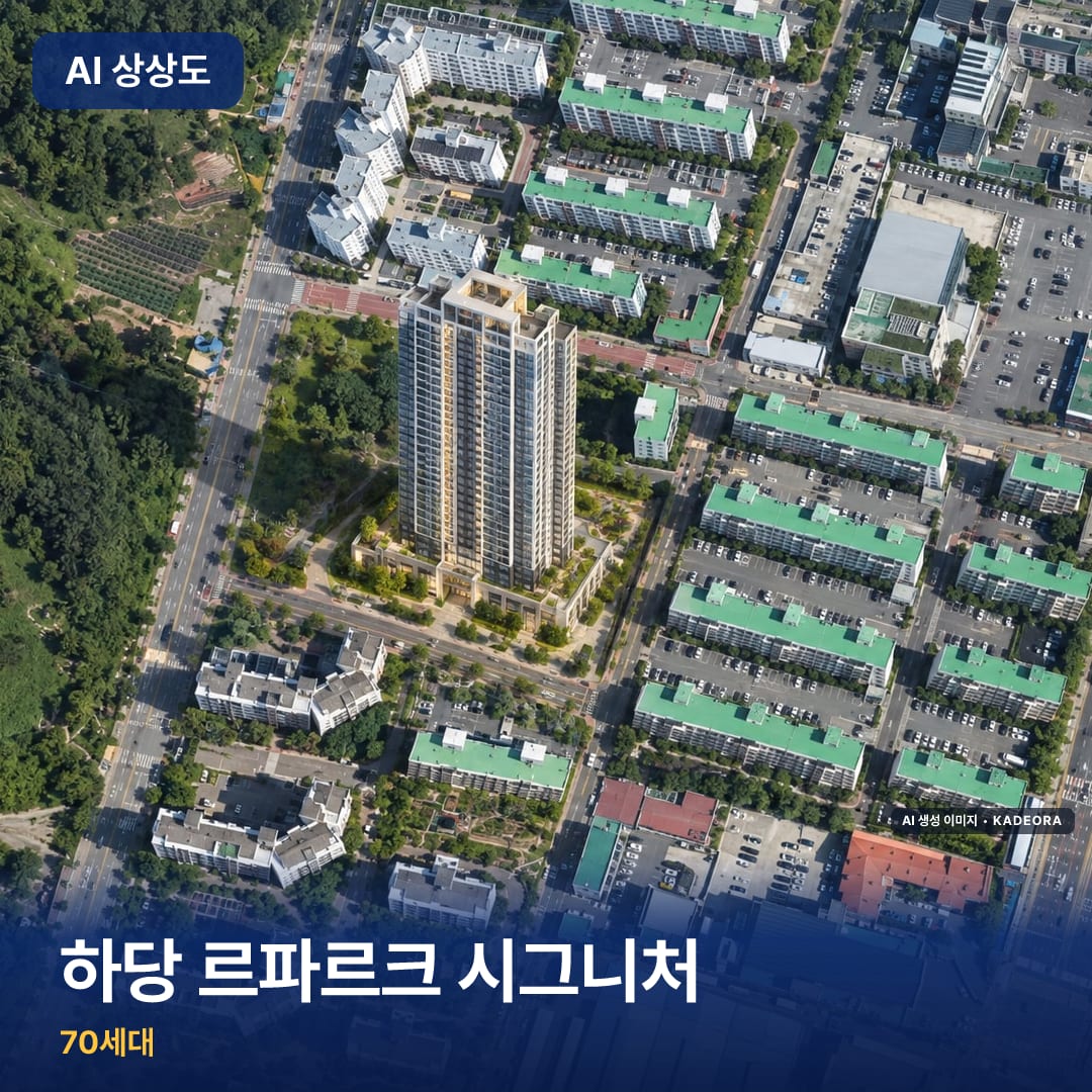 하당 르파르크 시그니처 단지 썸네일 — AI 생성 이미지
