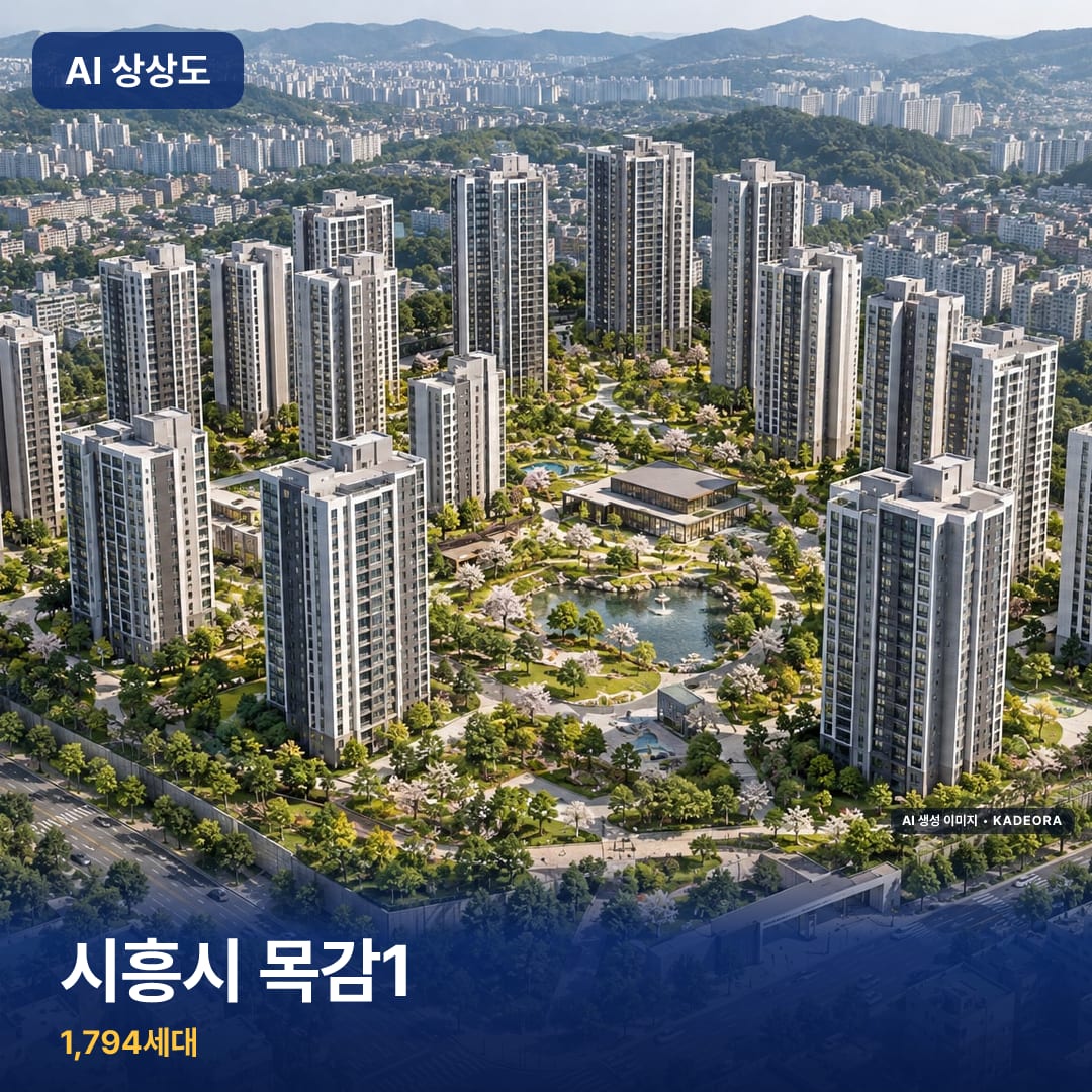 시흥시 목감1 완공 AI 상상도 카드