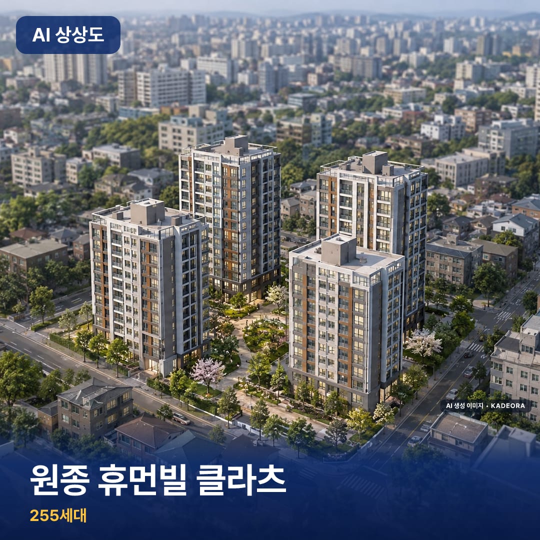 원종 휴먼빌 클라츠 AI 상상도