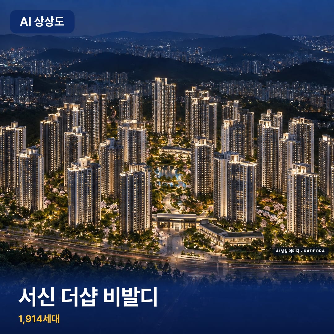 서신 더샵 비발디 단지 썸네일 — AI 생성 이미지