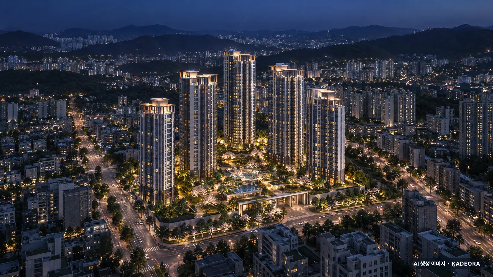 안산시 주공5단지1 단지 전경 AI 상상도 — 안산시 고잔동 897세대
