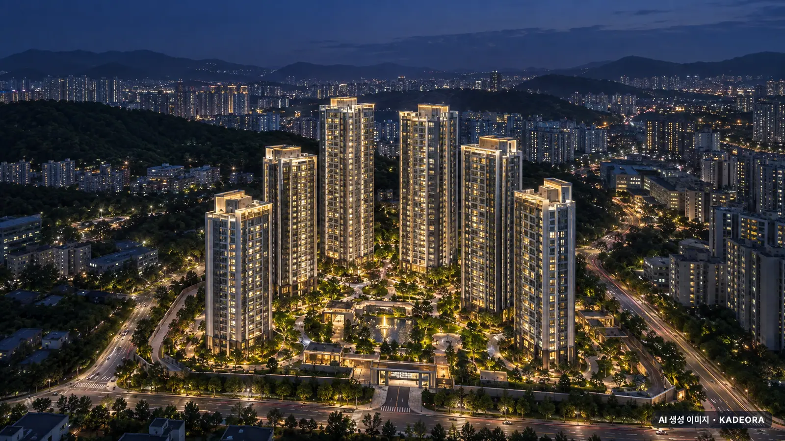 트리븐 창원 단지 전경 AI 상상도 — 창원시 자은동 434세대
