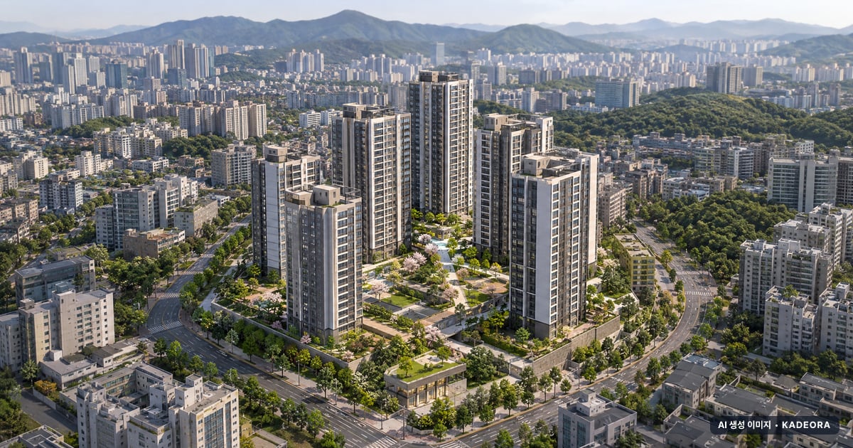 검단 센트레빌 그랑포레 재개발 검단 센트레빌 그랑포레 단지 전경 AI 상상도 — 검단구 843세대