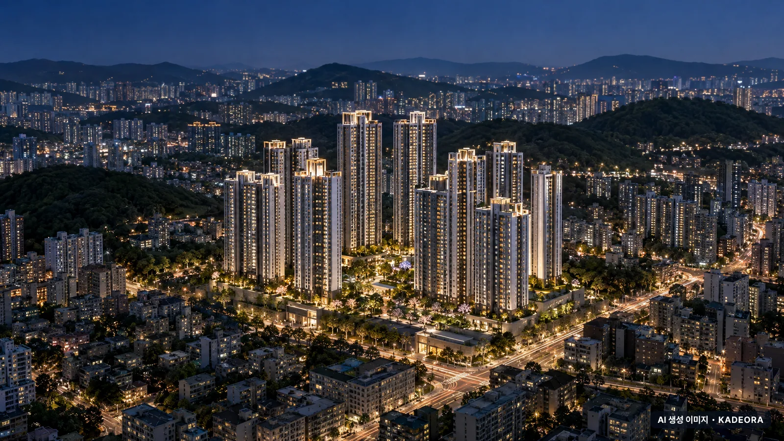 파주시 율목지구 단지 전경 AI 상상도 — 파주시 1,152세대