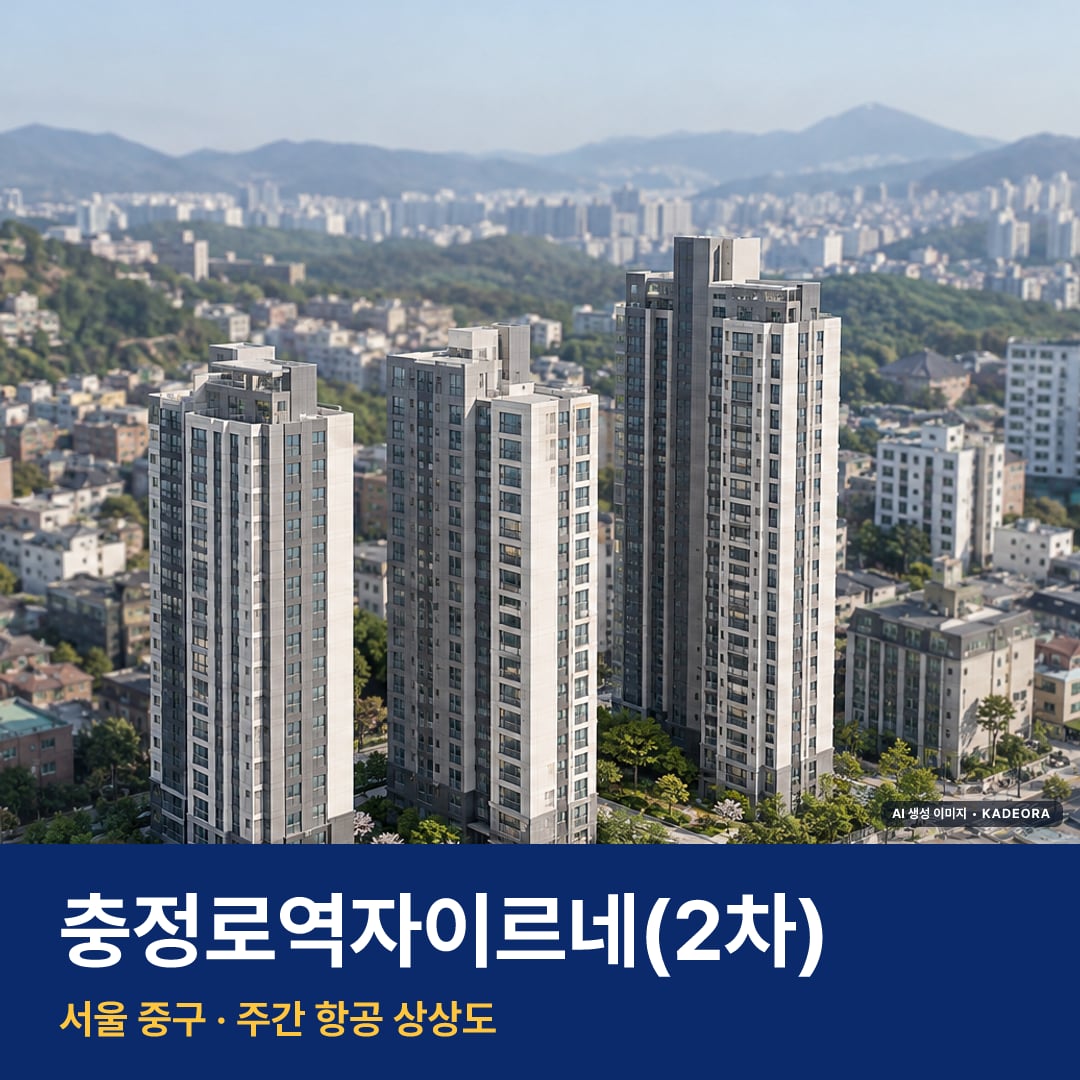 충정로역자이르네(2차) AI 상상도
