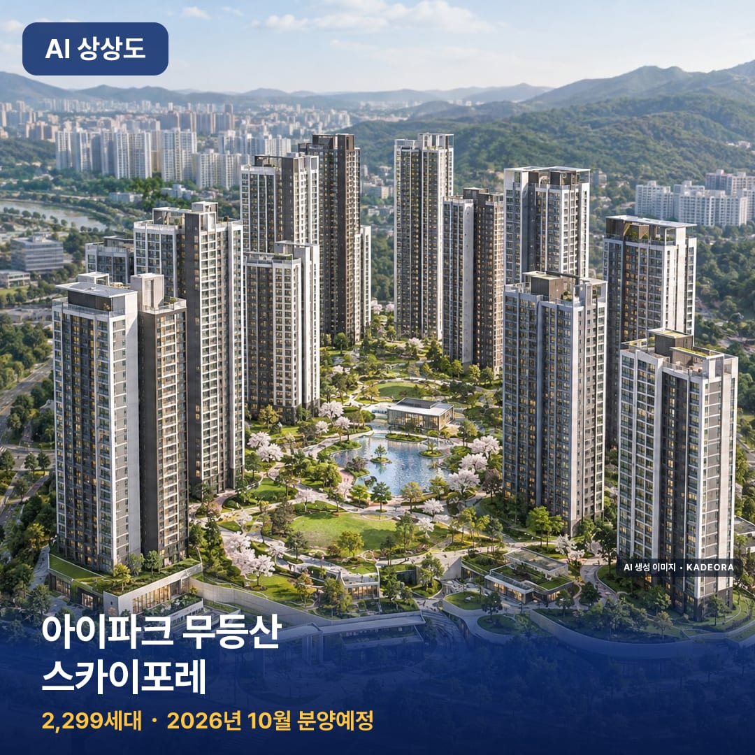 아이파크 무등산 스카이포레 단지 썸네일 — AI 생성 이미지
