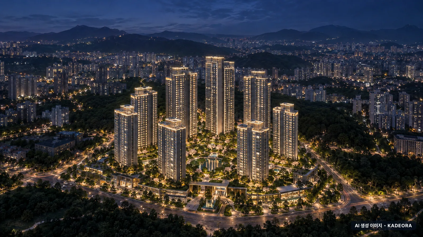 천안 아이파크 시티 6단지 단지 전경 AI 상상도 — 서북구 성성동 1,012세대