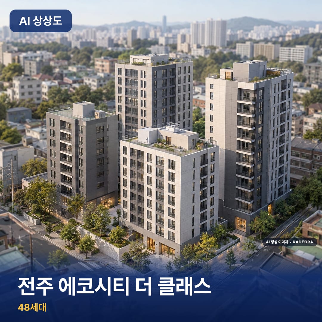 전주 에코시티 더 클래스 AI 상상도