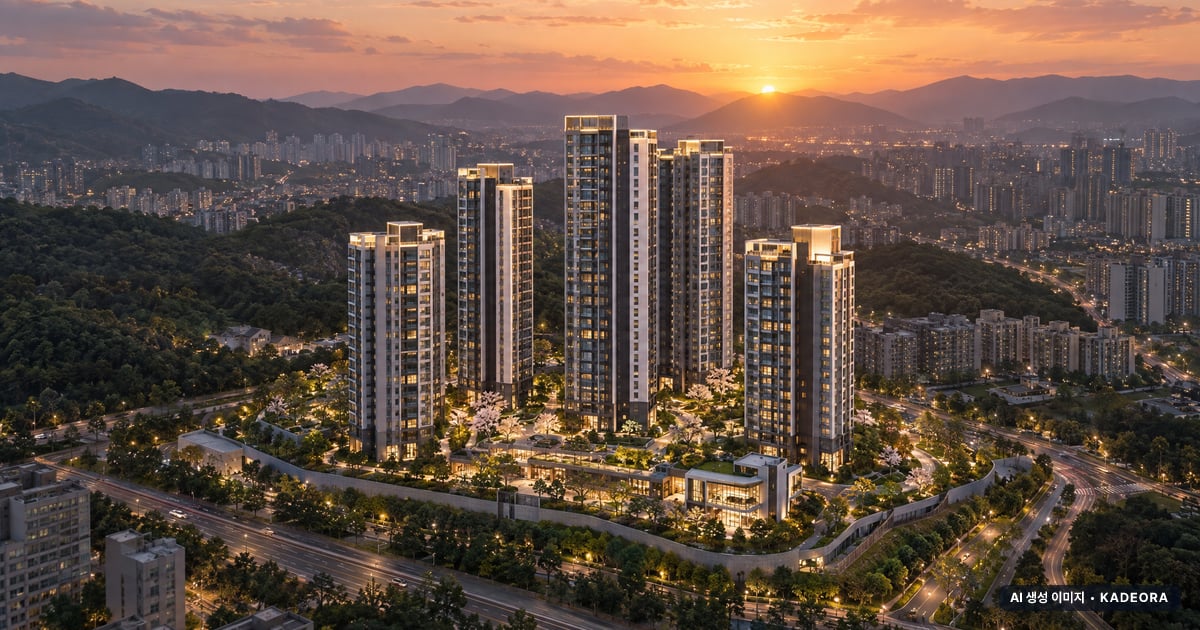 남양주진접2지구 A-7블록 공공분양주택 입주자모집(본청약) 이번 405세대 공급 기준 AI 상상도(노을 항공) — 실제와 다를 수 있음