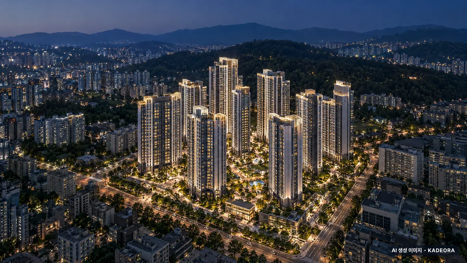 부산 북구 덕천3 재개발 단지 전경 AI 상상도 — 북구 덕천동 1,599세대