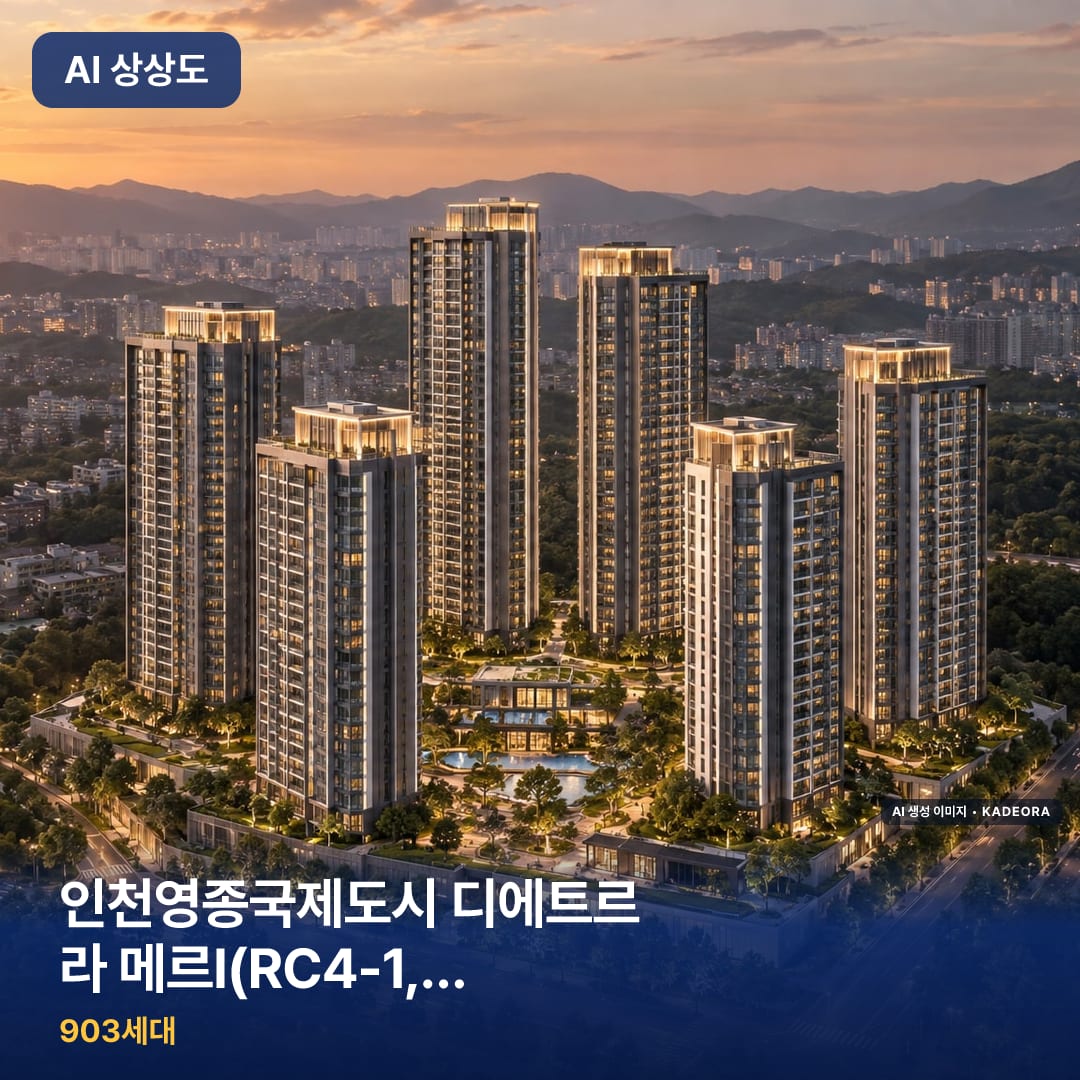 인천영종국제도시 디에트르 라 메르Ⅰ(RC4-1,2BL)(본청약) 단지 썸네일 — AI 생성 이미지
