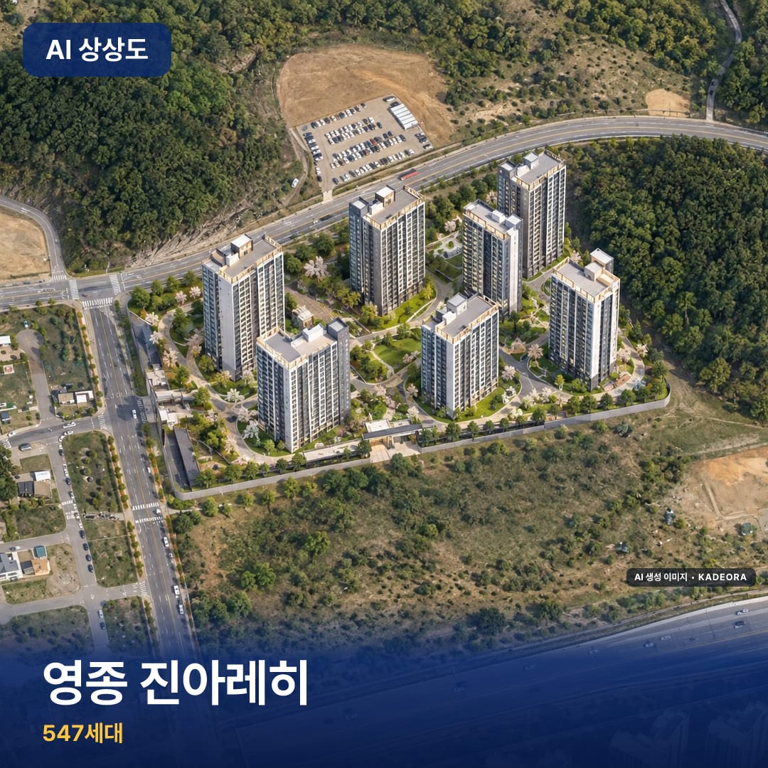 영종 진아레히 단지 썸네일 — AI 생성 이미지