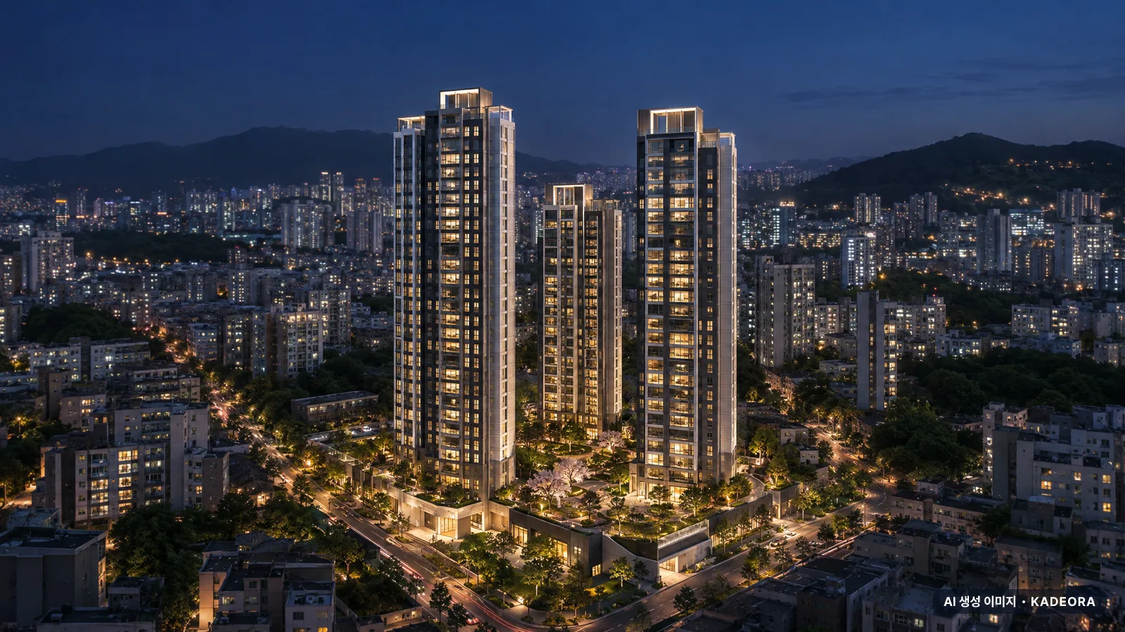 부산 연제구 진일아파트 가로주택정비 단지 전경 AI 상상도 — 연제구 연산동 190세대