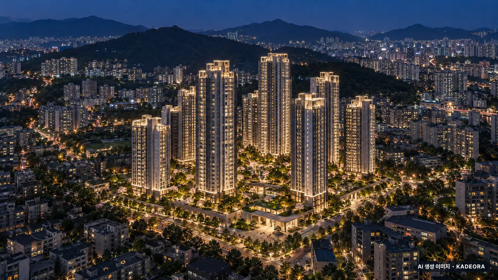 경화 재개발 단지 전경 AI 상상도 — 창원시 경화동 1,415세대
