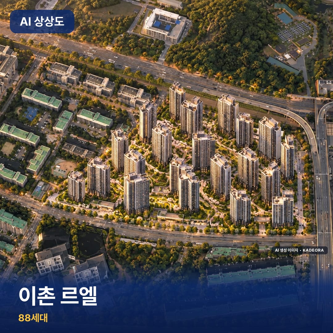 이촌 르엘 단지 썸네일 — AI 생성 이미지