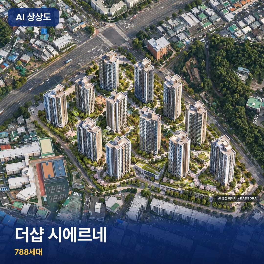 더샵 시에르네 단지 썸네일 — AI 생성 이미지