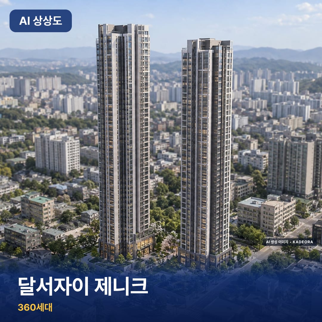 달서자이 제니크 단지 썸네일 — AI 생성 이미지