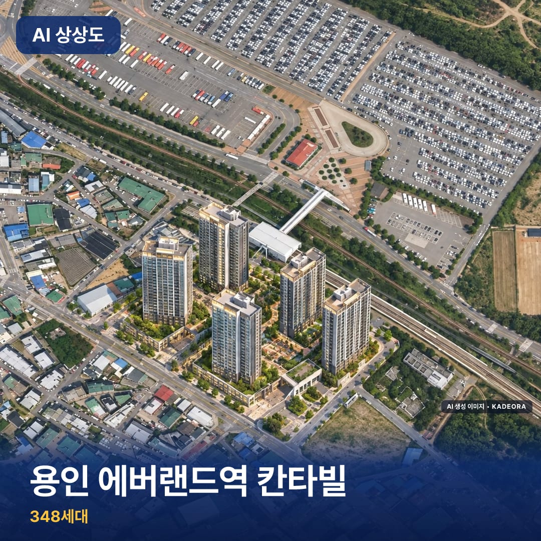 용인 에버랜드역 칸타빌 AI 상상도