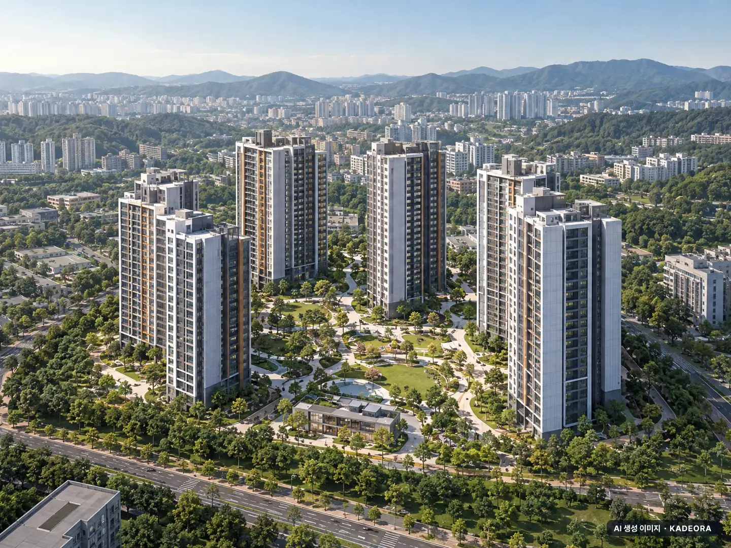 힐스테이트 레이크 송도 4차(2차) 이번 8세대 공급 기준 AI 상상도 — 실제와 다를 수 있음 힐스테이트 레이크 송도 4차(2차) 이번 8세대 공급 기준 AI 상상도(주간 항공) — 실제와 다를 수 있음