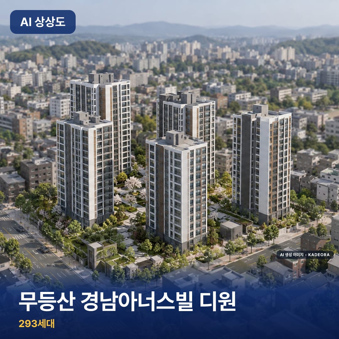 무등산 경남아너스빌 디원 단지 썸네일 — AI 생성 이미지