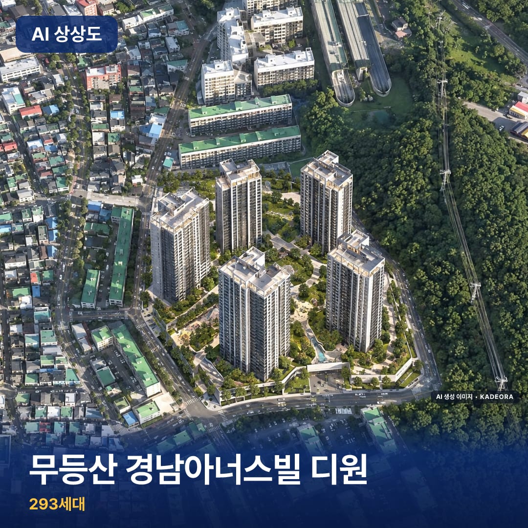 무등산 경남아너스빌 디원 단지 썸네일 — AI 생성 이미지