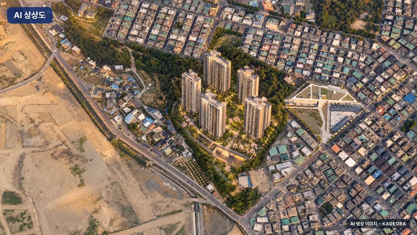 경산 대임지구 B3 BL 라온프라이빗(사전청약) AI 상상도