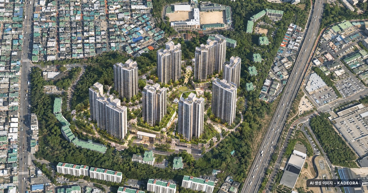 연산10 재개발 연산10 재개발 단지 전경 AI 상상도 — 연제구 연산동 1,116세대