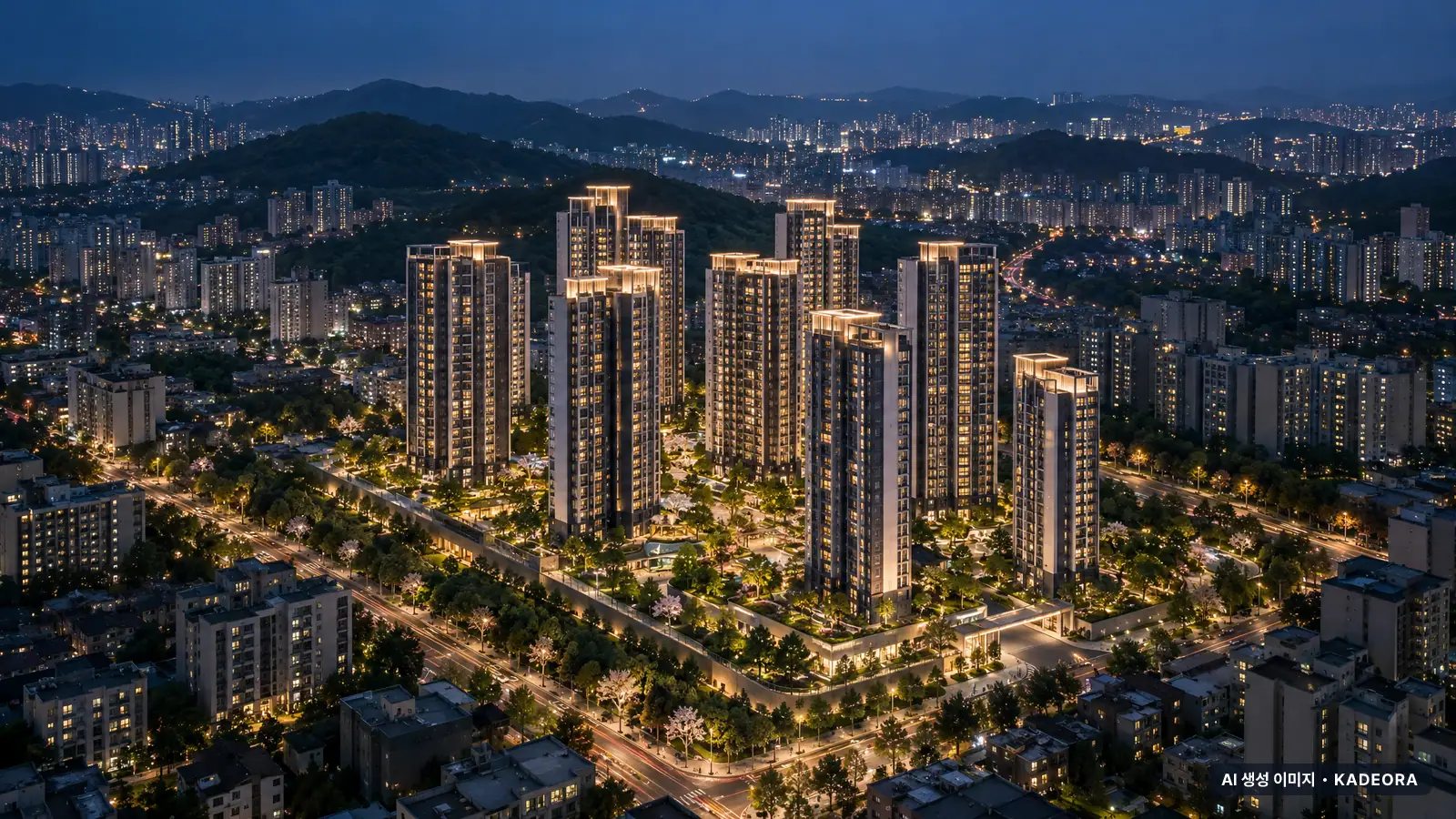 부산 연제구 연산10 재개발 단지 전경 AI 상상도 — 연제구 연산동 1,116세대