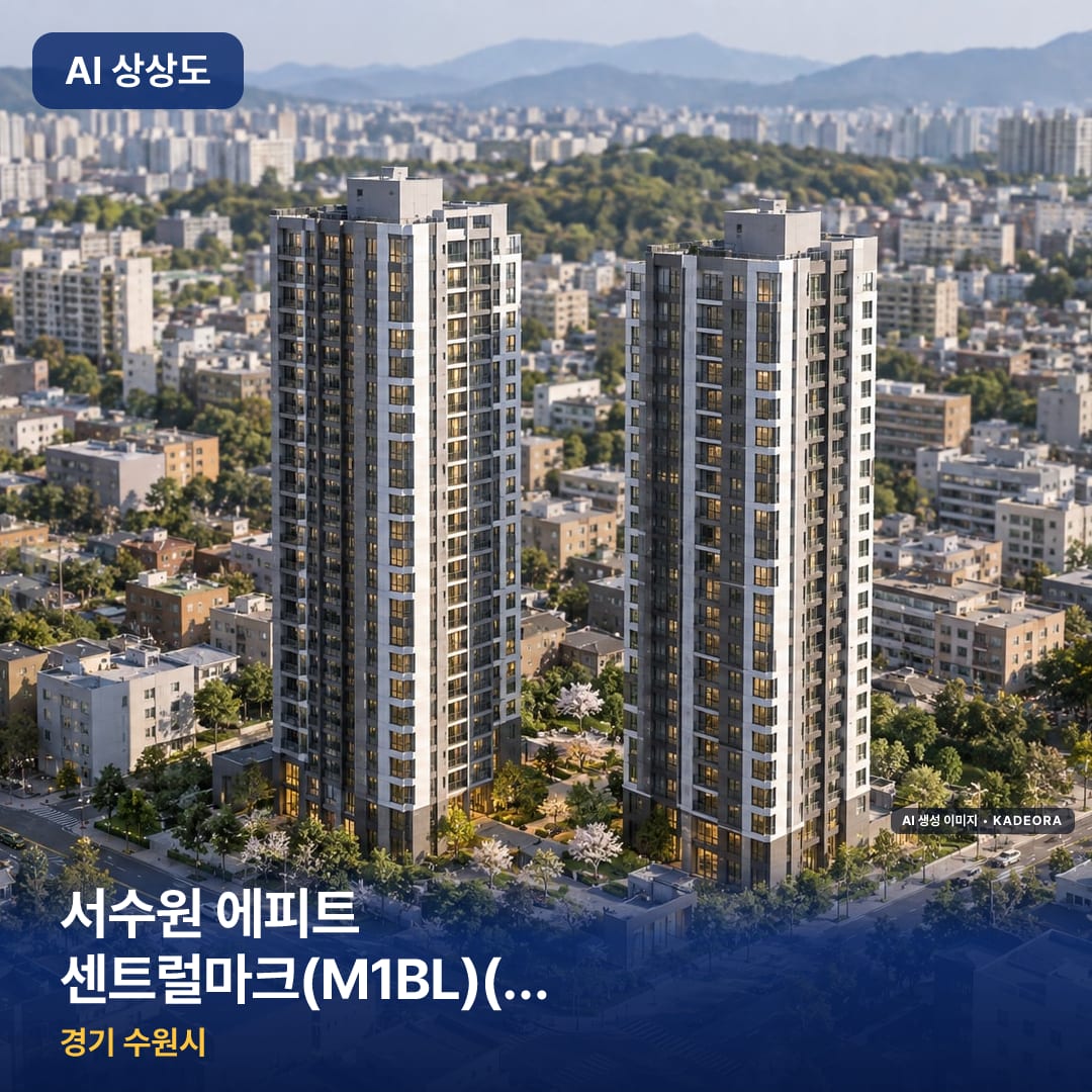 서수원 에피트 센트럴마크(M1BL)(3차) 완공 AI 상상도 카드