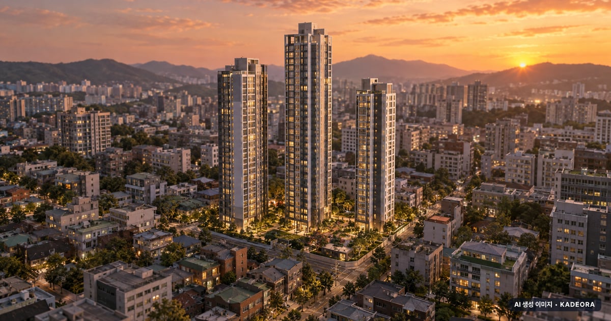 숭의역 노르웨이숲 더 스카이 3개동·최고 40층·총 324세대(이번 35세대 공급) 기준 AI 상상도 — 실제와 다를 수 있음 숭의역 노르웨이숲 더 스카이 3개동·최고 40층·총 324세대(이번 35세대 공급) 기준 AI 상상도(노을 항공) — 실제와 다를 수 있음