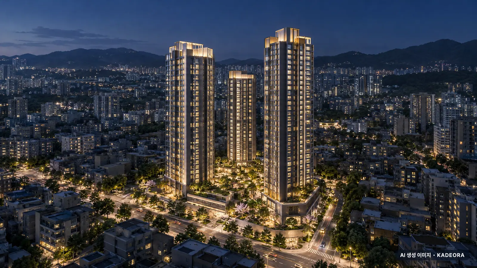 부산 금정구 부곡동 841-40 가로주택정비 단지 전경 AI 상상도 — 금정구 170세대